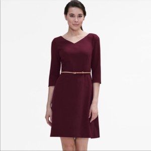 MM Lafleur The Alexandra Dress- Claret